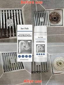 Drain Unclogger Powder, Fast Acting Pipe Cleaner For Sink Shower Bathtub Toilet, Dissolves Hair Grease Food Waste, Professional Strength, Easy Pour Formula, Home & Commercial Use,Drain Unclogger, Pipe Cleaner Powder, Sink Unclogger, Shower Drain Cleaner, Bathtub Drain, Toilet Clog Remover, Hair Dissolver, Grease Remover, Professional Strength, Home Commercial Use - Powdery - View 14