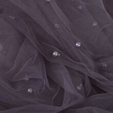 1件梦幻丝滑纯色珍珠薄纱，可用于制作婚礼头饰、甜点桌布、DIY服装面料 - 彩色 - 查看 78