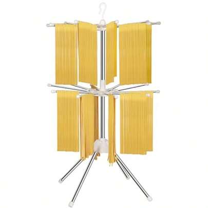 Pasta Drying Rack Lar Pasta Rack With 20 Arms Pasta Drying Rack Collapsible For Homemade Fresh Spaghetti