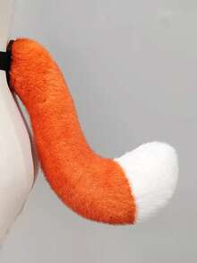 1件套尼克狐狸耳朵头箍和尾巴套装，表演道具，节日动物头饰，狐狸主题化装舞会 - 彩色 - 查看 12