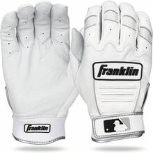 Sports  CFX - Guantes de bateo de béisbol - Perla/Blanco/Plata - Ver 3