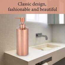 CYPNZJchao Dispensador Jabon 550 Ml Dispensador De De Lavamanos De Encimera Acero Inoxidable De Oro Rosa Dispensador De con Bomba Manual Apto dispensador jabon liquido para Cocina Baño LavamanosFashion - 227353056 - Ver 4