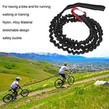 CYPNTOPINCN Cuerda de Remolque para Bicicleta Cuerda Elástica Elástica de Aleación de Nailon Cuerda de Tracción Portátil para Bicicleta de Montaña Correa de Tracción Elástica para Ciclismo NegroFashion - 219745777 - Ver 3