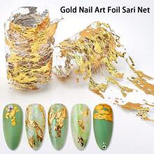 Nail Foils Nail Art 10 Rolls Mesh Net Line Style Nail Foils Nail Art Supplies 3D Line Nail Foil Glitter Starry Sky Foil Decals Nail Art Accessories Manicure Tips Nail Foil For Acrylic Nails - SallyNet - 查看 4