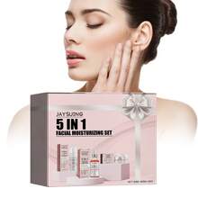 5-In-1 Face Moisturizing Set, Deep Moisturizing & Hydrating, Brightens Dull Skin, Firms & Improves Skin Elasticity, Collagen Face Kit, Valentine's Day And Mother's Day Gifts Skincare - 臉部保濕套裝 - 查看 5