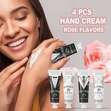 婚礼礼盒套装 - 4 件/盒，包含婚纱元素护手霜和口红 + 礼品纱布袋 + 爱心卡片，婚礼分发专属套装 - 婚禮風格禮品套裝 - 查看 7