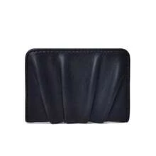 2025 New Women Short Wallet, European & American PU High-End Coin Purse, Printed Multi-Card Slot Small Wallet Card Holder - Black - View 3