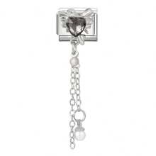 1pc DIY Modular Bracelet With Patch Design, Decorated With Heart & Butterfly Tassel Elements, Suitable As Party Gift For Friends/Couples, Applicable For Christmas, New Year, Halloween, Valentine's Day, Charming Style, Stainless Steel Jewelry, Local , Practical & Fashionable, Essential For Christmas & Halloween - M292263 M292264 - View 16