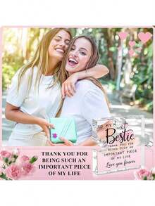 Acrylic Puzzle Gift For Sisters - Desktop Decor, Dining Table Ornament, Office Desk Accessory - Exquisite Souvenir For Girlfriends, Suitable For Birthday, Thanksgiving, Christmas And Other Occasions, Also Suitable For Graduation Ceremonies - Multicolor - View 5