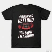 Camiseta divertida de audio de coche Basshead para hombres y mujeres, camisetas 100% algodón, camisetas de manga corta 1222-2 - Negro - Ver 10