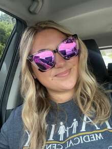 Polarized Women Fashion Glasses, Retro Womens Square Cat Eye Shades, Driving Traveling Photography Beach Parties Daily Life Decoration Work Glasses CK4134 - 005 - View 4