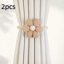 1/2 chiếc dây buộc rèm hoa từ tính, giá đỡ rèm trang trí sáng tạo cho nhà cửa, phòng ngủ, văn phòng, sử dụng trong nhà và ngoài trời. - Nhiều màu - Xem 11