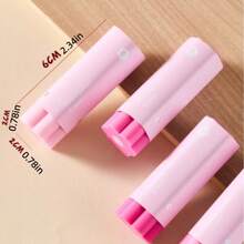 A Pack Of 10 Gradient PVC Flower Erasers School Supplies Jelly Erasers Wipe Into Strips Without Leaving Traces For Art Back-To-School Student Prizes - Multicolor - View 9