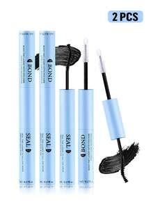 【72小时超强粘性】1/2/3支装低敏二合一睫毛胶水定型液 | 72小时超强粘性，不含乳胶，防水 | 适用于DIY簇状假睫毛、自制假睫毛化妆工具 | 混合黑色睫毛延长胶 - 藏蓝色 - 查看 8