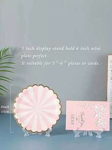 3pcs Foldable Clear Plastic Display Stands, Suitable For Plates, Tablets, Frames, Artworks, Wall Or Desk Decor, Exhibitions, Kitchen Counters, Office Desks, Retail Presentations, Wedding Decorations, For Adults, Collectors, Homeowners, Art Enthusiasts. Also Known As Clear Plastic Hanging Utensil Racks Or Dish Racks. - Clear - View 4