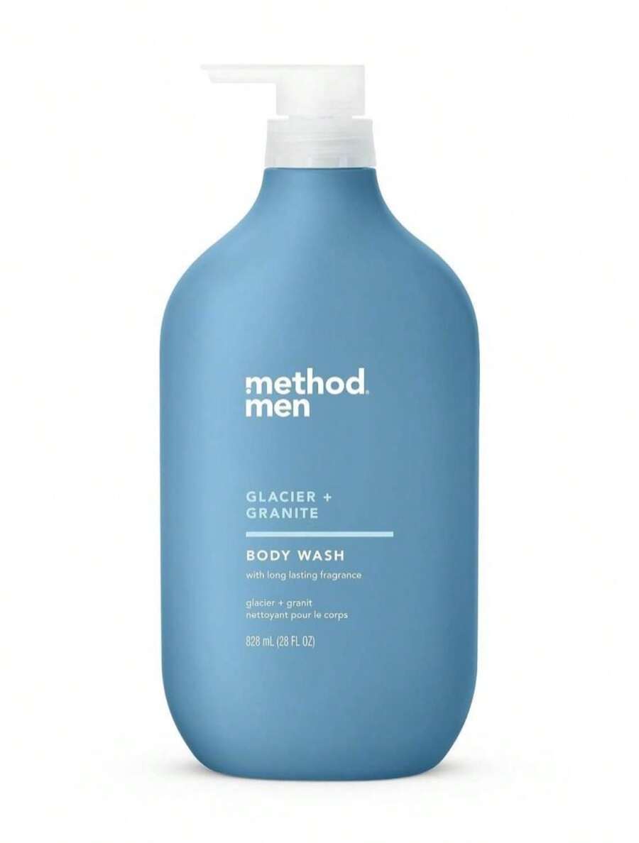 Method Men Body Wash, Glacier + Granite, Paraben And Phthalate Free, 28 FL Oz (Pack Of 1) - ColorB - 查看 1