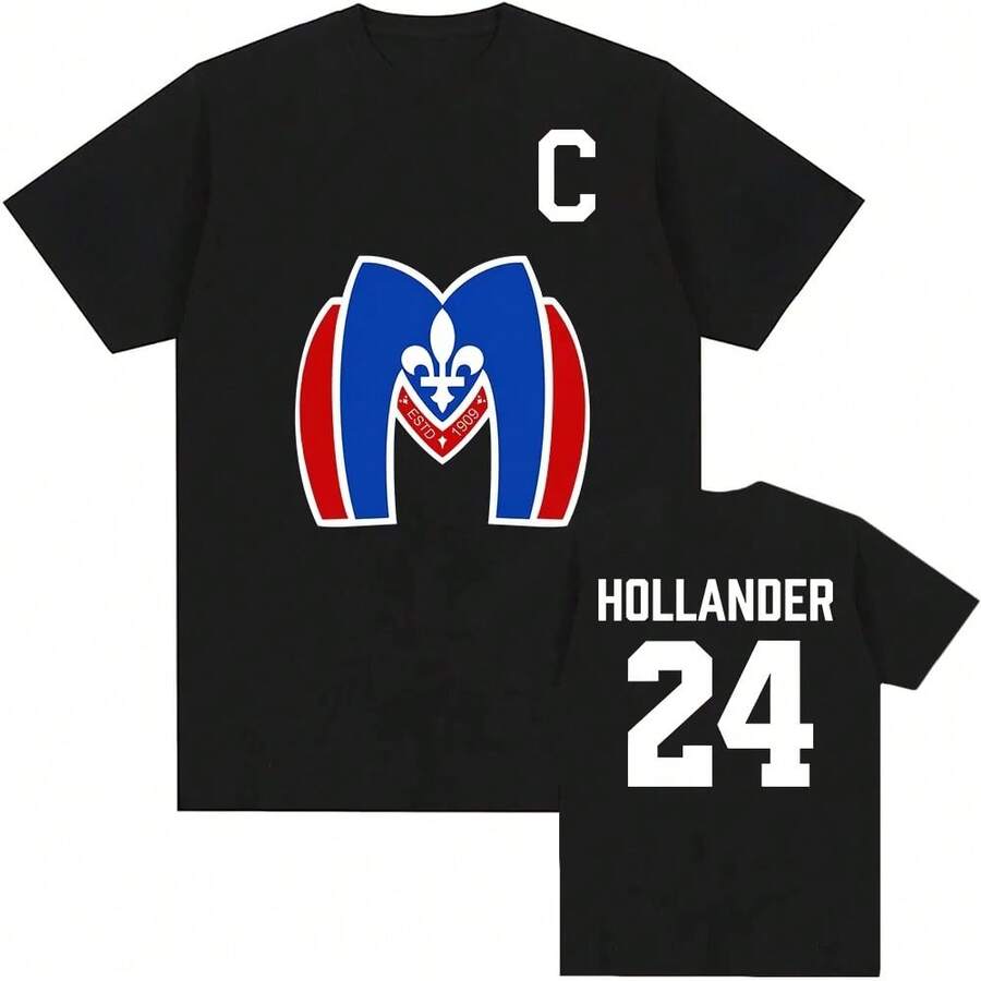 Llya Rozanov 81 Boston  Tee Scott Hunter 21 New York Admirals Shirt Heated Rivalry Tshirt Hollander 24 Montreal Metros - 500180-黑色 - 查看 1