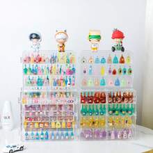 迷你展示柜，配有透明亚克力层板：非常适合展示瓶瓶罐罐和小摆件 - 彩色 - 查看 4