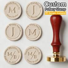 1 Set 3cm Customized Clay Pottery Stamp Kit - Personalize With Your Own Design, Create Unique Imprints In Clay - 3cm - View 1