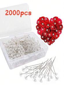 100Pcs Rhinestone Flower Stamens, Decoration For Weddings, Flowers For Valentine's Day, Suitable For Valentine's Day, Mother's Day, Graduation Season, Back To School Season, Birthday Parties And Other Flower Decorations - Multicolor - View 10