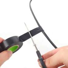 YITAPE 5 Rolls Professional Waterproof Black Electrical Tape/Wire Tape, 0.71 Inch Wide, 32.8 Feet Long, 5 Mil Thick. PVC Electrical Insulation Tape, Waterproof Electrical Tape, Wire Insulation, Strong Self-Adhesive, High Viscosity, Cold & Heat Resistant, Waterproof & Moisture-Proof, Suitable For Automotive Wiring Wrapping - Multicolor - View 7