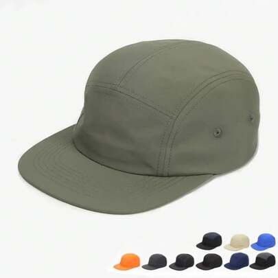 Secado rápido impermeable Nylon cinco 5 paneles gorra de béisbol Casquette Snapback gorras Cappello Hip Hop sombreros para hombres y mujeres
