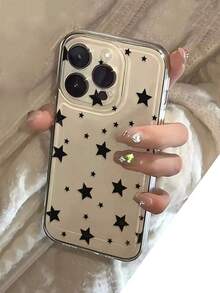 星空图案单件装防震手机壳，兼容 16 Pro Max、16、16 Pro、15 Pro Max、14 Pro Max、13、11、12、XR，卡通设计保护套 - 彩色 - 查看 2