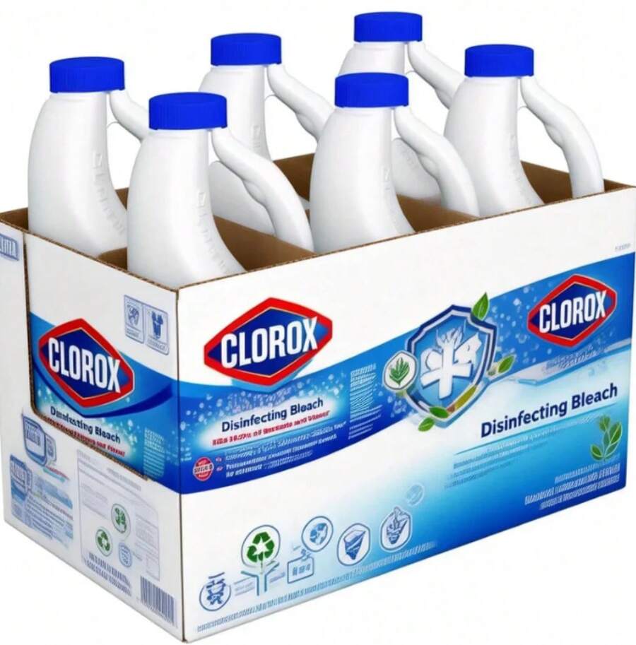 Clorox Regular Bleach 43oz| Powerful Household Solution For Countertops, Toilets & Laundry| Must-Have For Daily Home Cleaning Needs - 1 - Xem 1