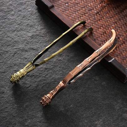 Pinza deé de cobre para el hogar, pinza para lavar tazas, pinzas deé Kung Fu, pinza para taza deé, pinza deé de cobre, accesorios para juegos deé