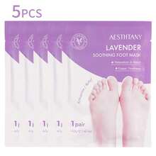 5片装保湿足膜 - 薰衣草/蜂蜜/视黄醇/椰子/乳木果油，每对40克，有助于缓解足部干燥、皲裂、脱皮，并减少关节皱纹，男女皆宜，适合手部松弛人士使用。 - 多色-5pcs - 查看 17