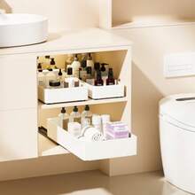 CYPN3 Organizador de Gabinete Extraíble Organizador de cajones Profundidad 13.5/18/27 cm con Adhesivo No Drill cajones deslizantes Suaves para gabinetes de Cocina Organizador Debajo delFashion - 219617114 - Ver 3