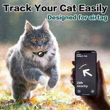 iDestry Cute Cat Collar With Detachable Reflective Kitten Collar With Bell, Compatible With Apple AirTag Holder, Nylon Silicone Material, Multiple Colors Available, Adjustable - Multicolor - View 10
