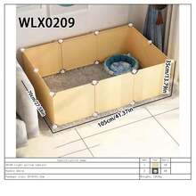 宠物围栏、猫咪产房隔离板、室内护栏、家用、小型犬床、DIY兔笼