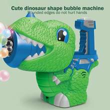 Automatic Bubble Gun With LED Light, Bubble Machine, Summer Toy For Children's Day Gift, Birthday - Green - View 1