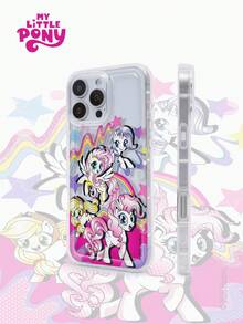 MY LITTLE PONY 官方授权小马宝莉豪华印花透明手机壳，兼容 16/16 Pro/16 Plus/16 Pro Max、17/17 Pro/17 Pro Max、15/15 Pro/15 Plus/15 Pro Max、14/14 Plus/14 Pro Max、13/13 Pro/13 Pro Max、12/11/X/XR/XS Max、Galaxy S25 Ultra、S24 FE、S23 Plus、S22、S21、S20 FE，圣诞节必备可爱手机保护套 - 無色 - 查看 6