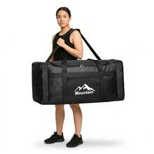 Giant Travel Bag Extra Large XL Sturdy Folding Suitcase 90L Reinforced With Handle Polyester Water Beach Travel Family Business Work Luggage Suitcase Nylon TNT Black Gray Navy Blue Red Green Winter Autumn Summer Unisex Women Men Super Light High Capacity Spacious Compartments Modern Functional Design Waterproof For Sports Gym Camping Outdoor Activities Long Short Trips Ready For Delivery National Product High Quality Best Price Value For Money Comfortable Safe Easy Transport Practical Versatile All Occasions Elegant Style Durability Multifunctional Organized Portable Adaptable Fashion Flexible Utility Wide Capacity Reinforced Zippers Strong Seams Casual Luxury Resistant Foldable Compact Ideal Fitness Picnic Adventure Adjustable Maximum Resistance Reliable Total Integrated Safety Additional Pockets Ergonomic Straps Lightness Comfort Complete Versatility Breathable Factory Manufacturer Best Price - màu đen - Xem 9