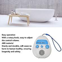 CYPNASHATA Radio de Ducha a Prueba de Agua Radio Am FM para Baño Radio de Ducha con Batería Radio Portátil Altavoz IncorporadoFashion - 219747190 - Ver 5