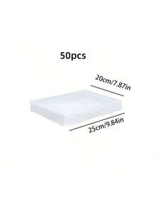 10/50/100/150pcs Transparent Vacuum Bags, Textured Matte Sealed Bags, Plastic Packaging Bags, Vacuum Compression Storage Bags - White - View 13