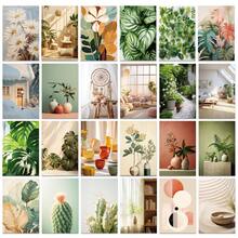 50pcs Nordic Style Artistic Postcards | Handwritten Romantic Text Vintage Photography Soft Pack Cards, Gift & Decor Cards, White Box Packaging - Sets - View 7