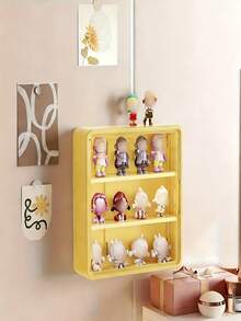 Estantería de pared para almacenamiento y exhibición, vitrina transparente para figuras de acción, unidad de estantería - Multicolor - Ver 4