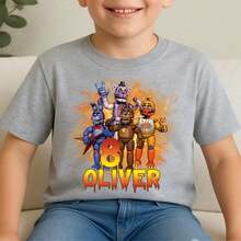 Five Nights  Women's Crew Neck T-Shirt - Basic Casual Short Sleeve Top For Women, Soft Everyday Cotton Tee, Summer Comfort Fit - Black - View 7