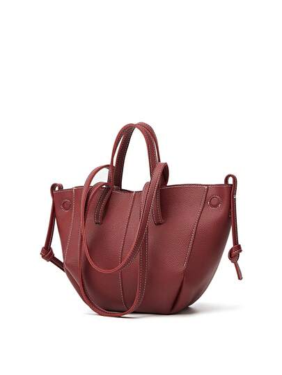 Fashion Litchi Pattern Women's Handbag, High Quality Large Capacity, Shoulder/Crossbody Bag, Perfect Gift For Family And Friends