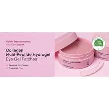 Peptide Collagen Under-Eye Patches - 60 Korean Firming, Brightening, And Moisturizing Hydrogel Masks, Suitable For Puffy Eyes, Dark Circles, Wrinkles, Fine Lines, And Under-Eye Bags - Anti-Aging Eye Pads HQOA - 粉紅色 - 查看 9
