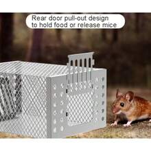 CYPNThreeH Humane Jaula Viva Roedores Trampa Rata Ratón Ardilla Ratón Topillo Hámster Atrapar y Soltar Ratones de Captura Continua de Tamaño MedianoFashion - 213624732 - Ver 5