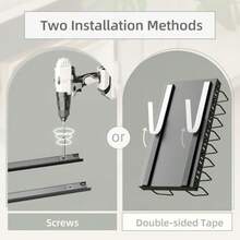 CYPNNETEL 2-Piezas Organizador de Sartenes y Ollas para Cajon Metal Organizador de Sartenes 8 Compartimentos Ajustables Corredero para Sartenes y Ollas con Adhesivo Organizacion Hogar/CocinaFashion