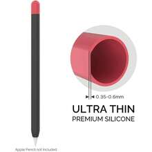 FCV 1Pack Silicone Case Cover Compatible With Apple Pencil Pro 2024 &2nd Ultra Thin Protective Cover