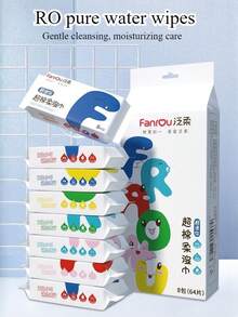 Toallitas húmedas de limpieza para mascotas, toallitas húmedas portátiles de cuidado y limpieza duraderas - Multicolor - Ver 1