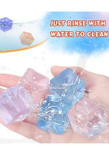 2/4/6/8/10/15/20/25/30块装橡胶果冻块，成人趣味玩具，万圣节和生日礼物的理想之选，礼品袋填充物 - 彩色 - 查看 8