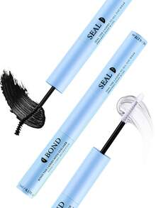 【72小时超强粘性】1/2/3支装低敏二合一睫毛胶水定型液 | 72小时超强粘性，不含乳胶，防水 | 适用于DIY簇状假睫毛、自制假睫毛化妆工具 | 混合黑色睫毛延长胶 - 藏蓝色 - 查看 5