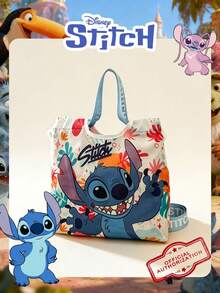 Disney Official Licensed 1pc Stitch Mini Pattern HandBag Mischievous Stitch Insulated Lunch Tote Bag - Lightweight, Convertible Mini Crossbody & Handheld Purse Casual Multi Functional Crossbody Bag Lightweight Adjustable Shoulder Strap Crossbody Bag For Women/Girls/Teens/Students For Daily/Outing/Shopping/Back To School Lunch Bag Lunch Box Cooler Bag Waterproof Large Capacity Picnic Outdoor Picnic Bag Lunch Bag For Women School Supplies Camping Essentials - Multicolor - View 13